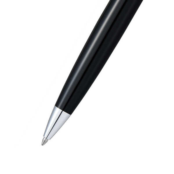 Official Schafer 300 Black & Chrome Ballpoint Pen - Image 2