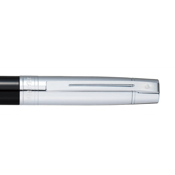 Official Schafer 300 Black & Chrome Ballpoint Pen - Image 3