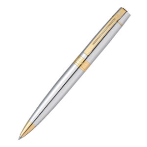 Official Sheaffer 300 Polished Chrome GTT Ballpoint Pen