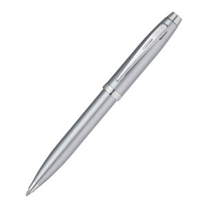 Official Schafer 100 Brushed Chrome Ballpoint Pen