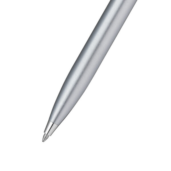 Official Schafer 100 Brushed Chrome Ballpoint Pen - Image 2