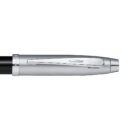 Official Schafer 100 Black & Chrome Ballpoint Pen
