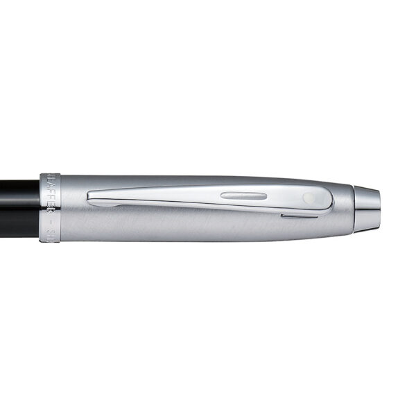Official Schafer 100 Black & Chrome Ballpoint Pen - Image 3