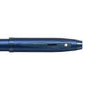 Official Schafer 100 Satin Blue Ballpoint Pen