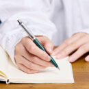 Official Schafer Sentinel Dark Green Ballpoint Pen