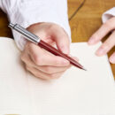 Official Schafer Sentinel Burgundy Ballpoint Pen