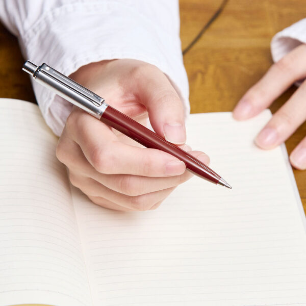 Official Schafer Sentinel Burgundy Ballpoint Pen - Image 6