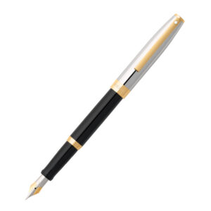 Official Sheaffer Sagaris Black Lacquer Chrome GTT Fountain Pen