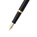 Official Sheaffer Sagaris Black Lacquer Chrome GTT Fountain Pen