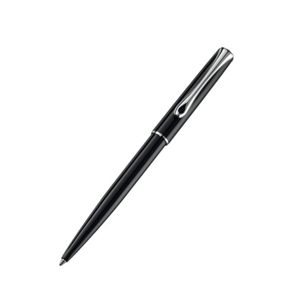 Official [Japan Exclusive Distributor] Diplomat Traveler Black Lacquer Ballpoint Pen