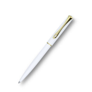 Official Diplomat Traveler Snow White Gold Ballpoint Pen
