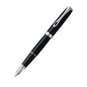 Official Diplomat Excellence A2 Black Lacquer Fountain Pen