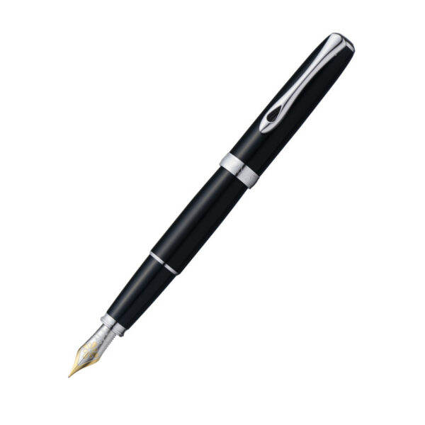 Official Diplomat Excellence A2 Black Lacquer Fountain Pen