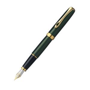 Official Diplomat Excellence A2 Evergreen Gold Fountain Pen