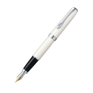 Official Diplomat Excellence A2 White Pearl Fountain Pen