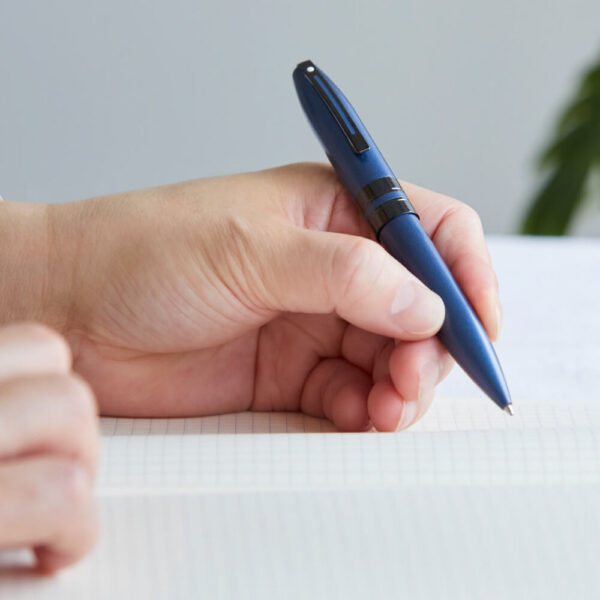 Official Sheaffer Icon Metallic Blue Ballpoint Pen - Image 7