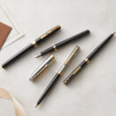 Official Sheaffer Sagaris Black Lacquer Chrome GTT Ballpoint Pen