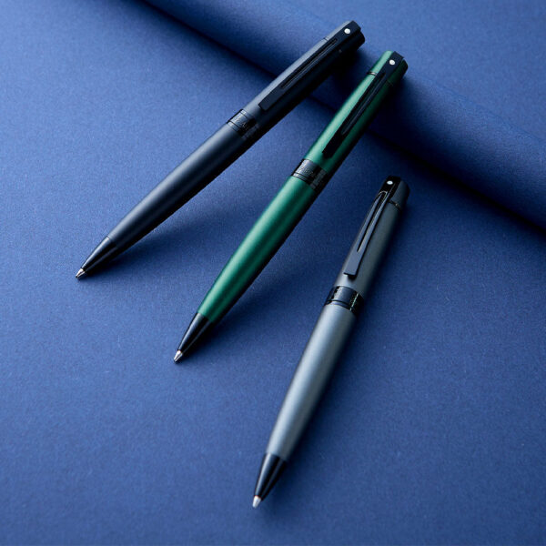 Official Schafer 300 Matte Gray Ballpoint Pen - Image 6